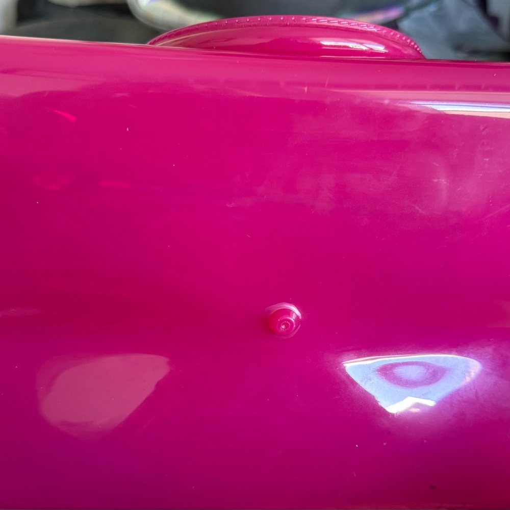 AUTHENTIC Used Furla Vibrant Pink Candy Boston Bag - Picture 2 of 9